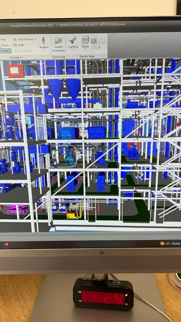 Autodesk Navisworks 3D coordination model used during design phase