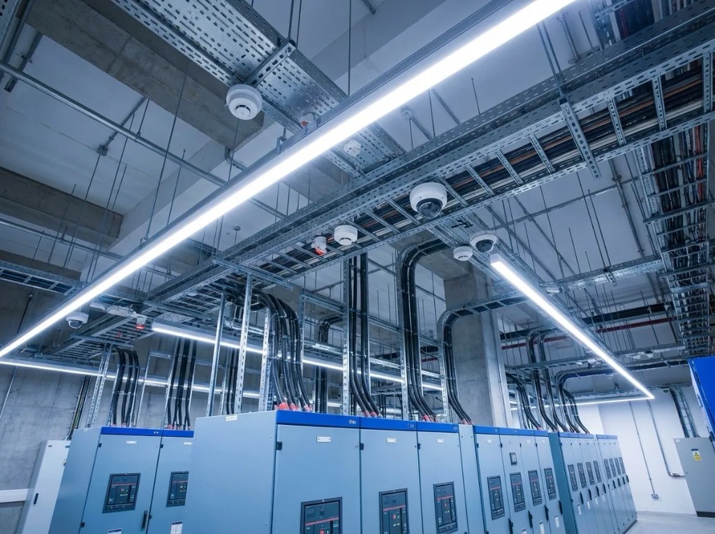 Electrical installation and cable infrastructure in a facility